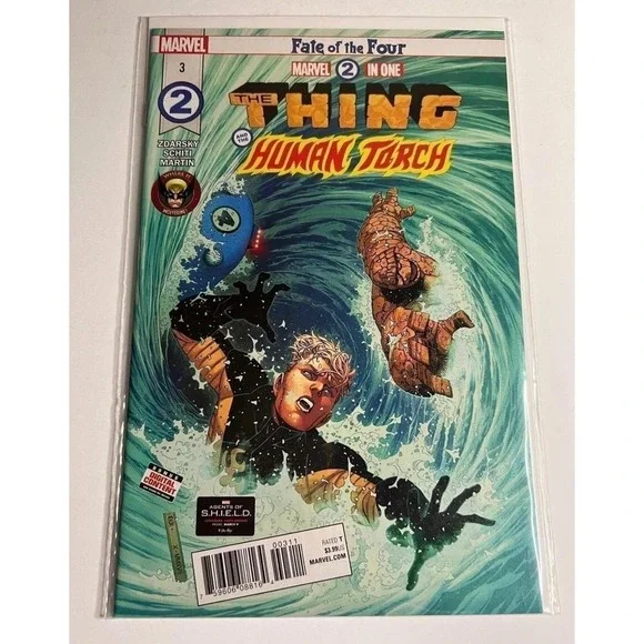 Marvel Two In One  :  The Thing  And  The  Human Torch. # 3 Marvel Comics
