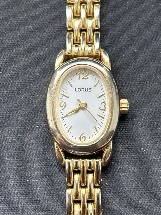 Lorus Gold Tone White Dial Women’s Quartz Watch