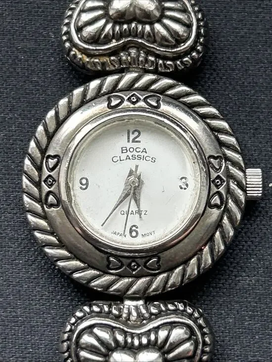 Boca Classics Heart Shaped Band Women’s Quartz Watch