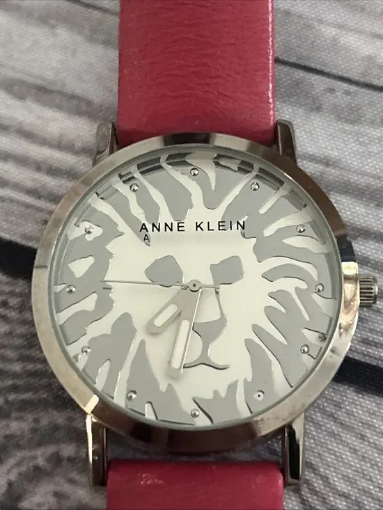 Anne Klein Silver Tone Red Band Women’s Quartz Watch