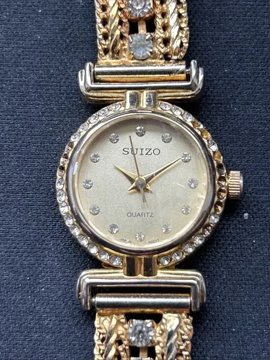 Suizo Gold Tone Women’s Quartz Watch