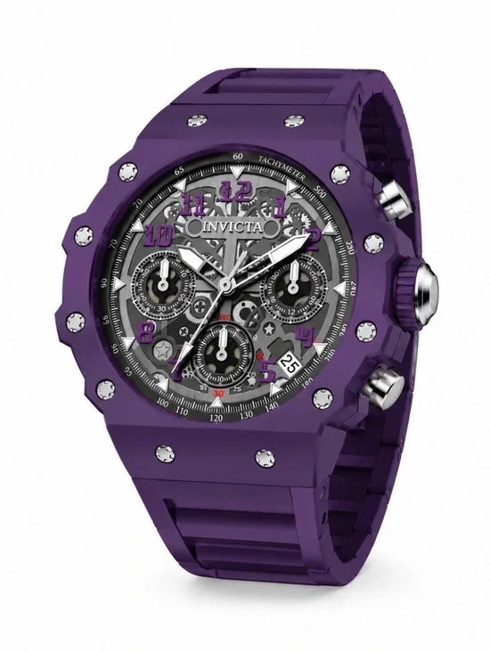 Invicta Racing Valyron Unisex Watch - 41mm, Purple (69625) new