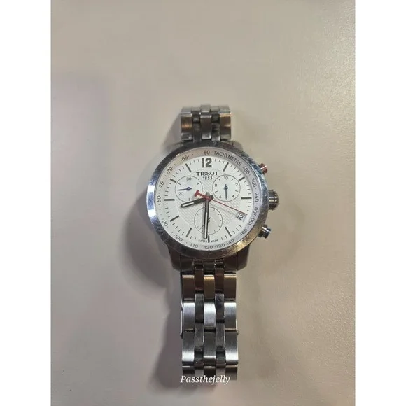 Tissot PRC 200 Chronograph NBA Special Edition Silver Men Watch T055417