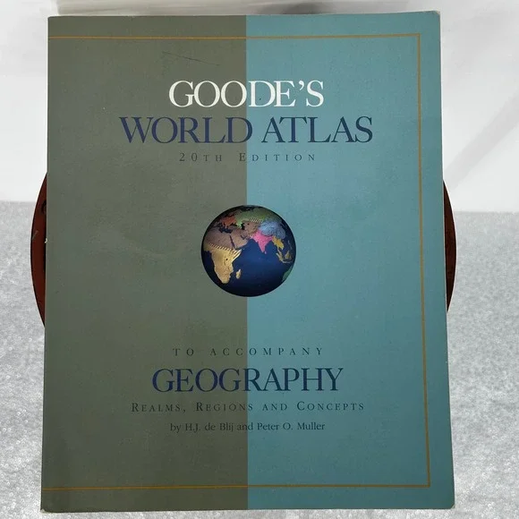 Rand McNally Goode's World Atlas 20th Edition 2000‎ Geography Reference Book
