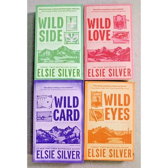 Elsie Silver ROSE HILL  Series Lot 1-4 Complete    TPB