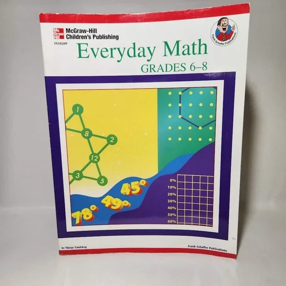Everyday Math (Grades 6-8) Book Workbook  ‏ 94 pages Middle School Supplies