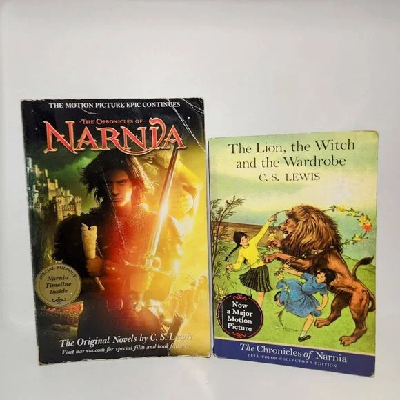 C.S. LEWIS BOOK BUNDLE THE LION WITCH WARDROBE CHRONICLES of NARNIA BOOK Bundle
