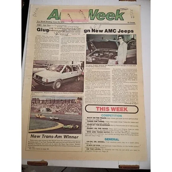 AutoWeek Magazine - June 23, 1978