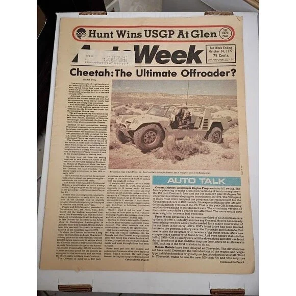 AutoWeek Magazine - October 14, 1977