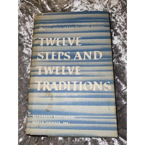 1987 Twelve Steps and Twelve Traditions AA‎ 36th Printing Hardcover with DJ