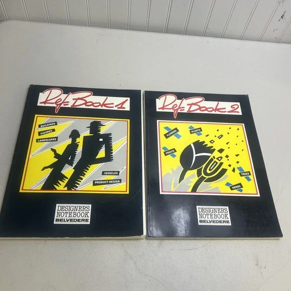 Ref Books 1 &2 Designer's Notebook Belvedere Art Designs