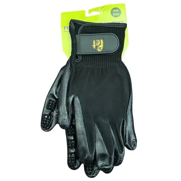 Deshedding Grooming Gloves Pet Magasin One Size‎ Horse Cat Dog Pet Owners Brush