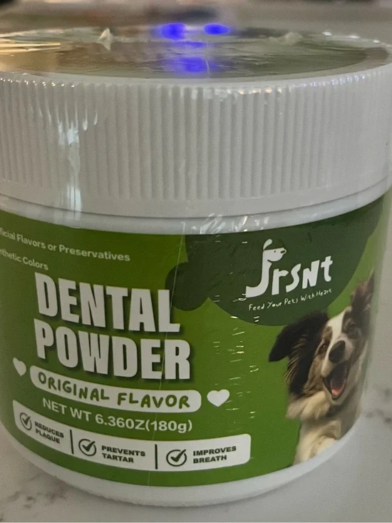 Pet dental powder Dogs Cats Improves Breath Reduces Plaque Exp 6.64 Oz 11/27 NEW