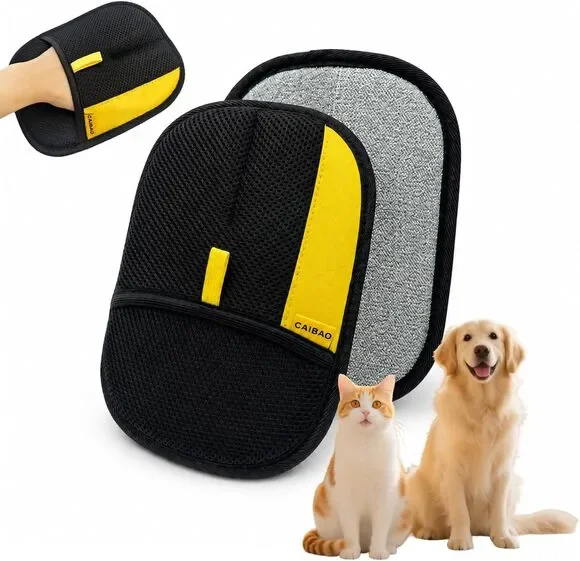 Electrostatic Pet Hair Removal Gloves: Quick Wiping - Reusable & Washable 1pcs