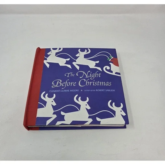Night Before Christmas Pop-Up Book Robert Sabuda 2002 First Edition Hard Back