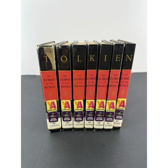 Lord Of The Rings Millennium Edition Hardcover Seven Books No Box