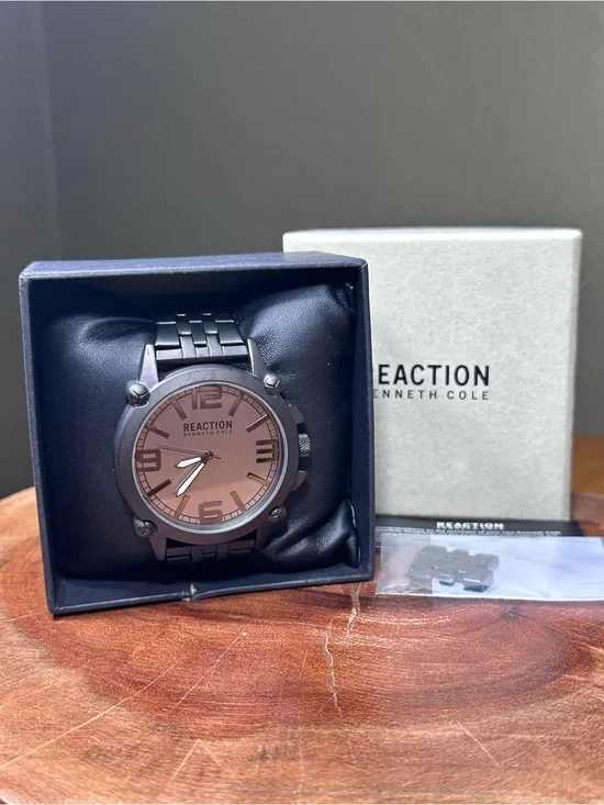 Kenneth Cole Reaction Men's Sport Watch - Gunmetal/Grey - New/Unworn