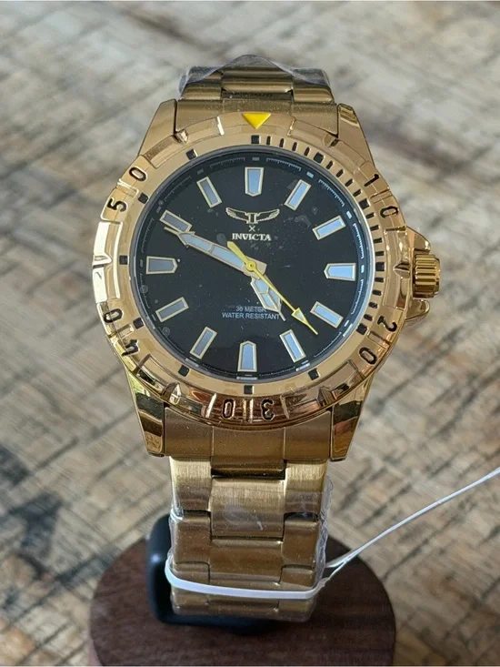 New in Box Invicta Specialty Men’s Watch 42mm - Gold-tone Diver Style