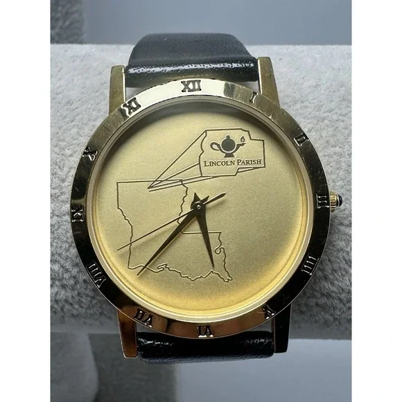 Image Lincoln Parish New Battery Rare Watch 33MM 8