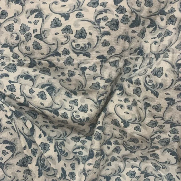 Waverly Blue Floral Valance