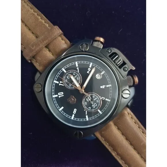 Andrew Marc Heritage Cargo Men's Chronograph Watch (Model: A10101TP02)