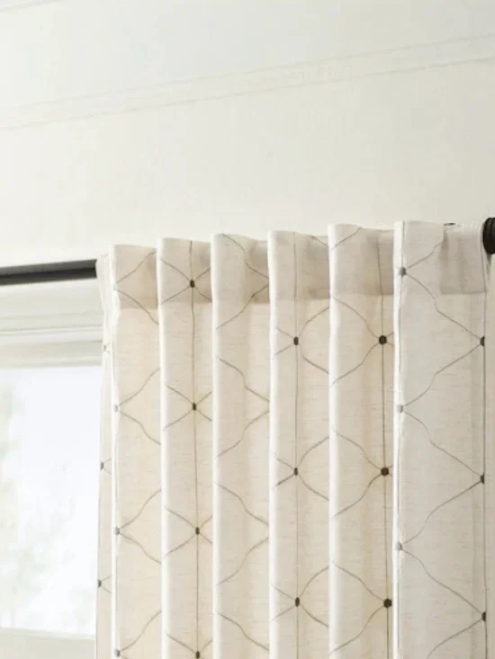 Origin 21 Nova Light Filtering Rod Pocket Back Tab Window Curtains