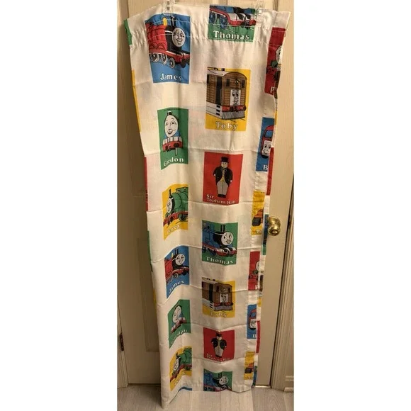 Set Of 2 Vintage 1992 Thomas The Train Tank‎ Engine & Friends Curtains 64