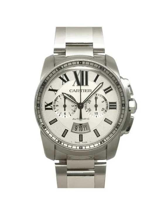 Cartier Caliber de Chronograph Watch Date Automatic Winding