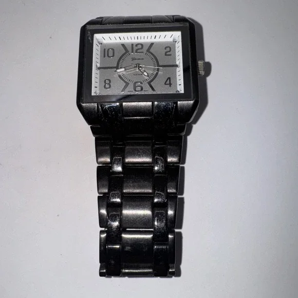 Geneva Platinum 9164 Gun Metal Men's Watch