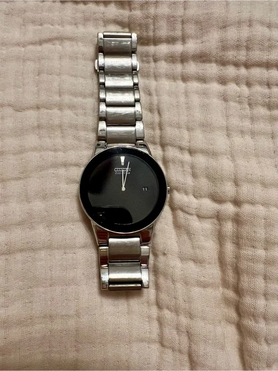 Citizen Axiom Eco-Drive silver watch