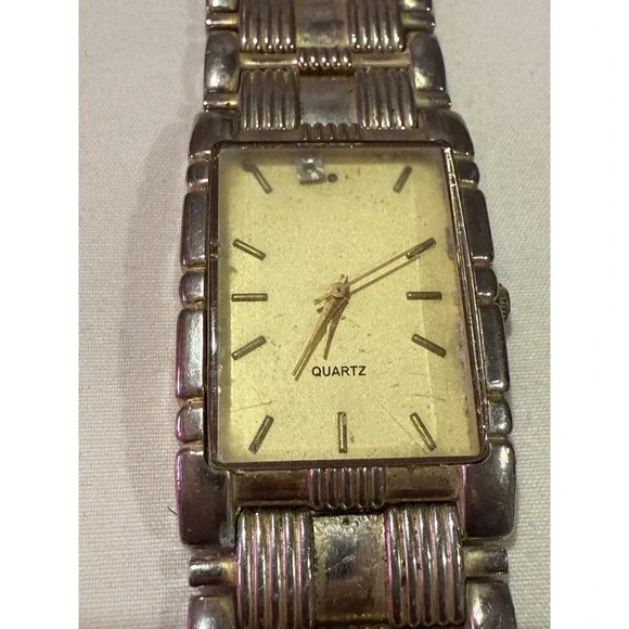 For Parts men Quartz Watch‎ (M.Z. BERGER) Part 142 415 PC21 Gold Tone