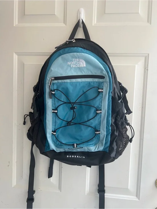 The North Face Borealis Light Blue and Teal Backpack