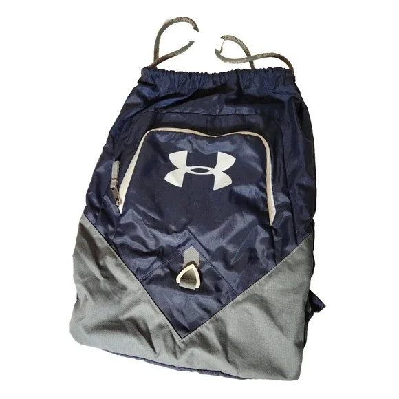 Under Armour‎ Backpack Undeniable SackPack Drawstring Navy Blue/Gray 19