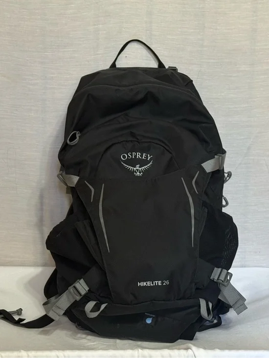 Osprey Hikelite 26 Hiking Backpack NWOT Black AirSpeed Hydration Day Pack