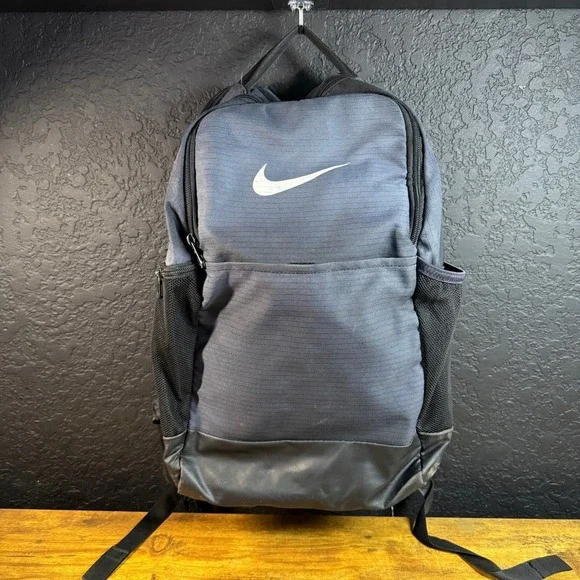Nike Brasilia BA5329 Navy Blue Polyester Training Backpack‎ Unisex OS