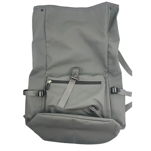 Gartner Winner Circle Gray Roll Top Tech Backpack Laptop Bag Commuter Travel