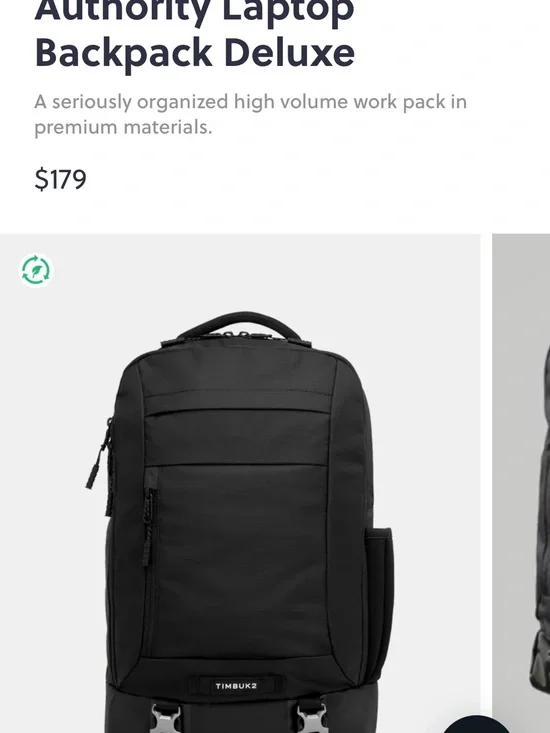 Timbuk2 Authority Laptop Backpack Deluxe - new in packaging