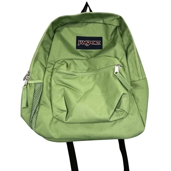 JanSport Cross Town Backpack Green NEW Loden Frost