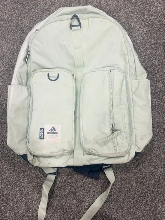 adidas Mint Green Men's Backpack with Front Pockets