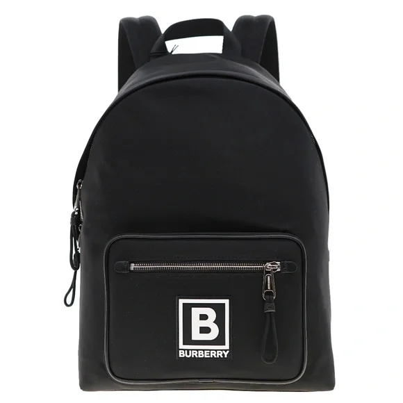 Burberry Abeydalle Backpack Black Nylon New