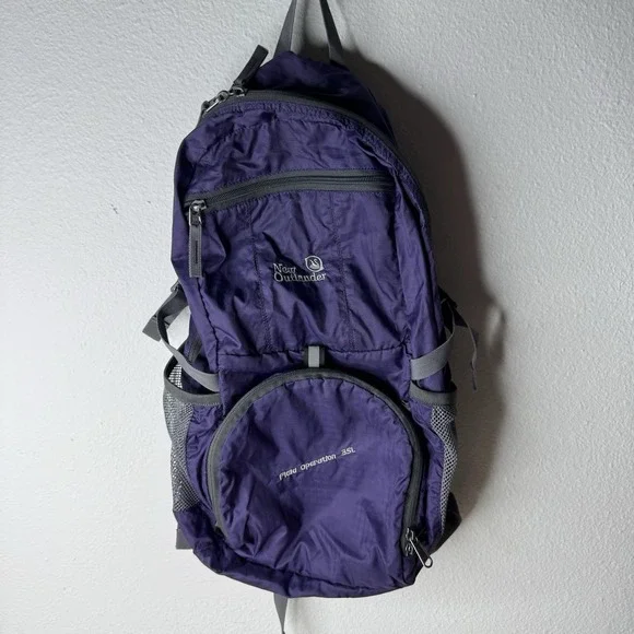 New Outlander Purple‎ Packable Lightweight Backpack Field Operation 35L