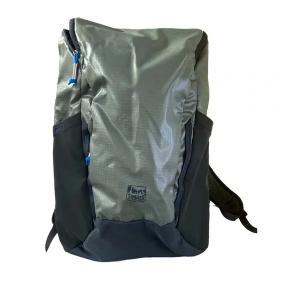 New! Grey & Black - Timber Ridge Xplorer 25L Hiking Pack w/ Reflective