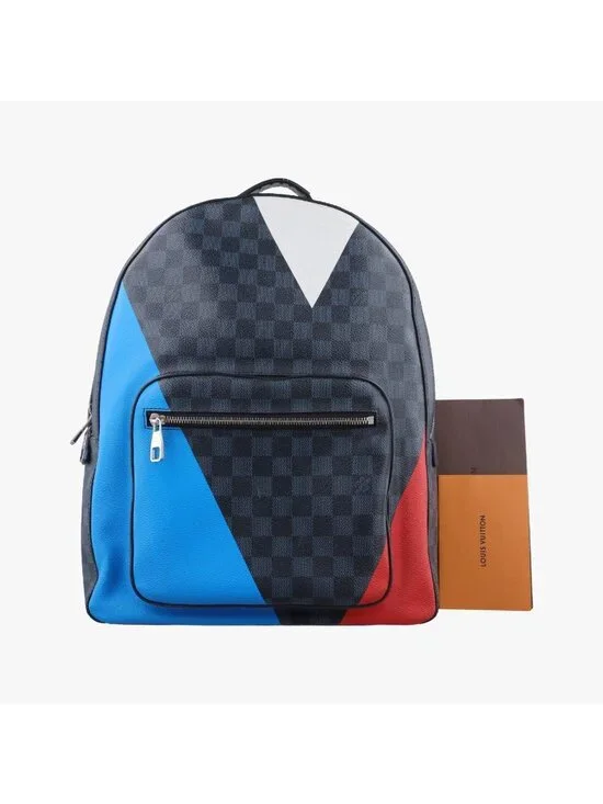 Louis Vuitton Josh America's Cup Noir Multi Damier Cobalt Backpack