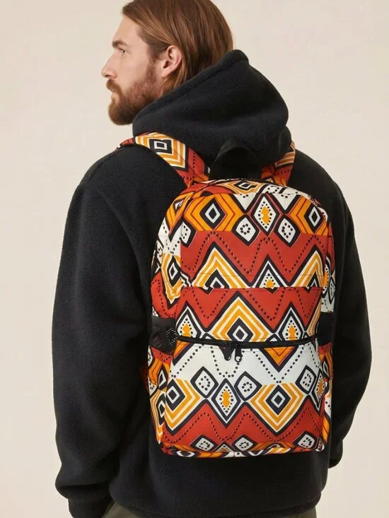 African Ankara Style Backpacks