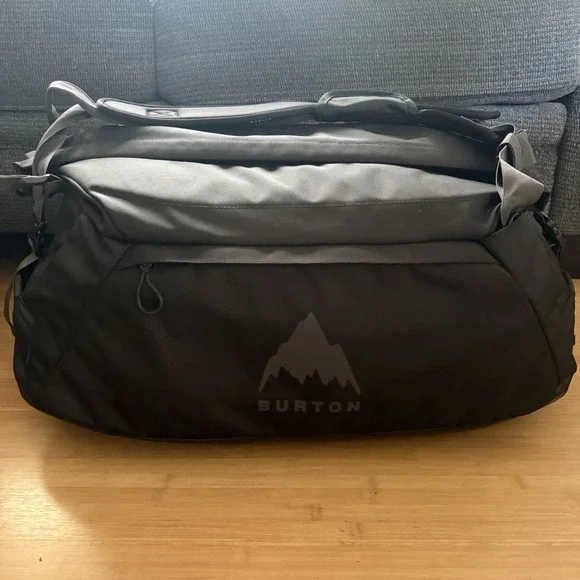 Burton Multipath 40L Packable Bag, Sports Gym Travel Bag True Black On Black EUC