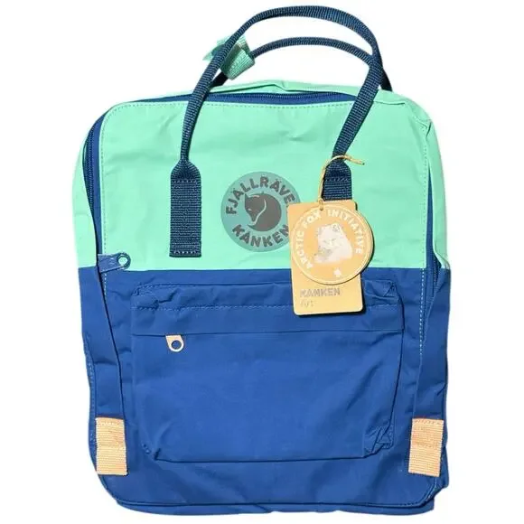 Fjallraven Kanken Art Backpack Coast Line Sky Tekla Severin Colorblock NWT