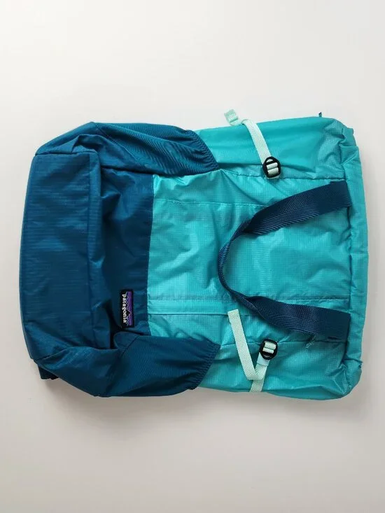 Patagonia Backpack Light Blue Lightweight Travel Tote Pack Packable STY48808