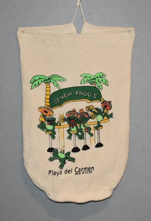 Senor Frog's Burlap Back Sack