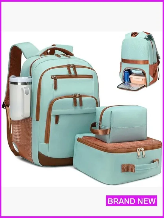40L Travel Backpack Flight Approved Carry On Daypack Fits 17 Inch Laptop