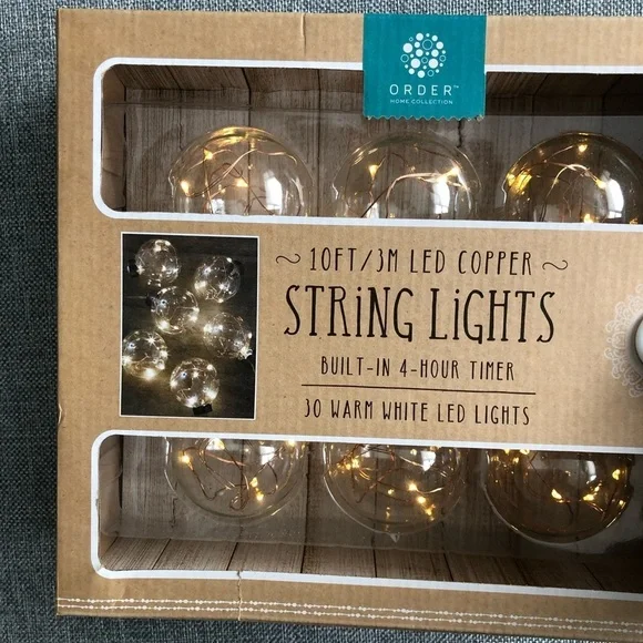 LED lights with built in 4 hour timer